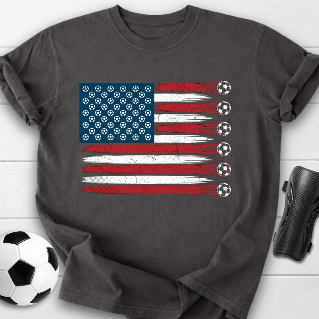 American Soccer Flag T-Shirt