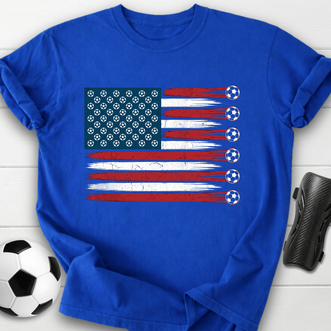American Soccer Flag T-Shirt