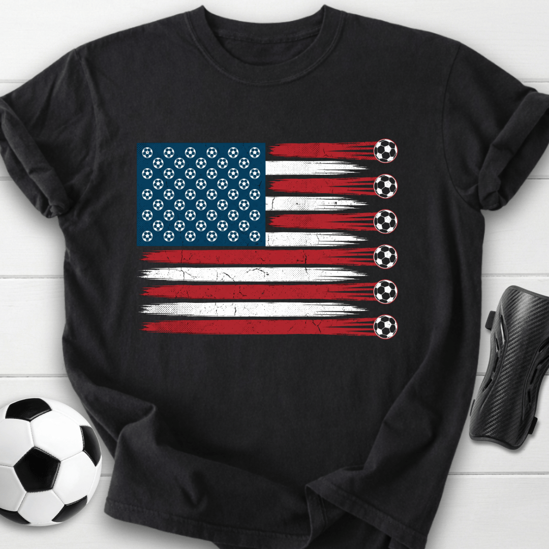 American Soccer Flag T-Shirt