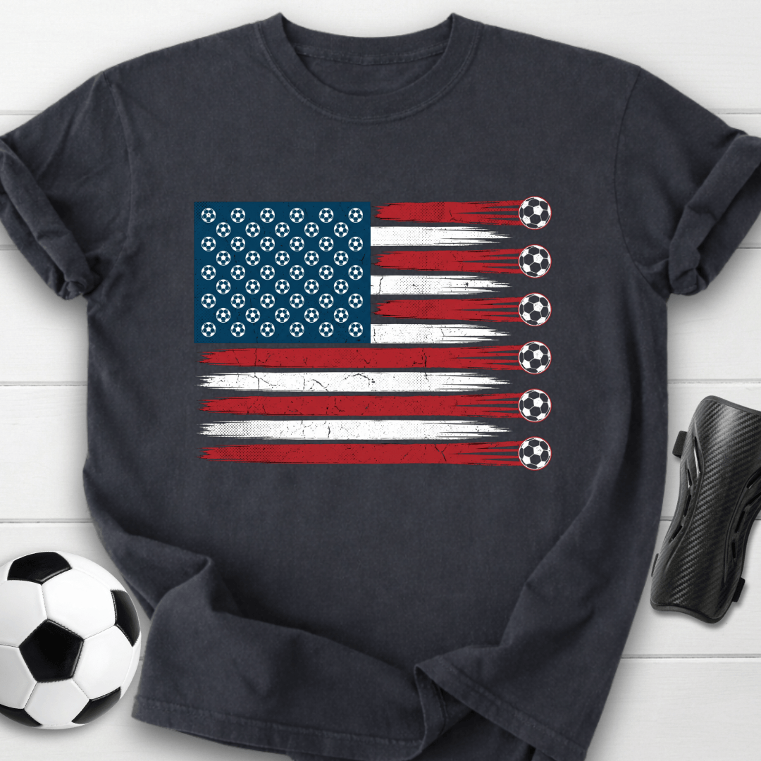 American Soccer Flag T-Shirt