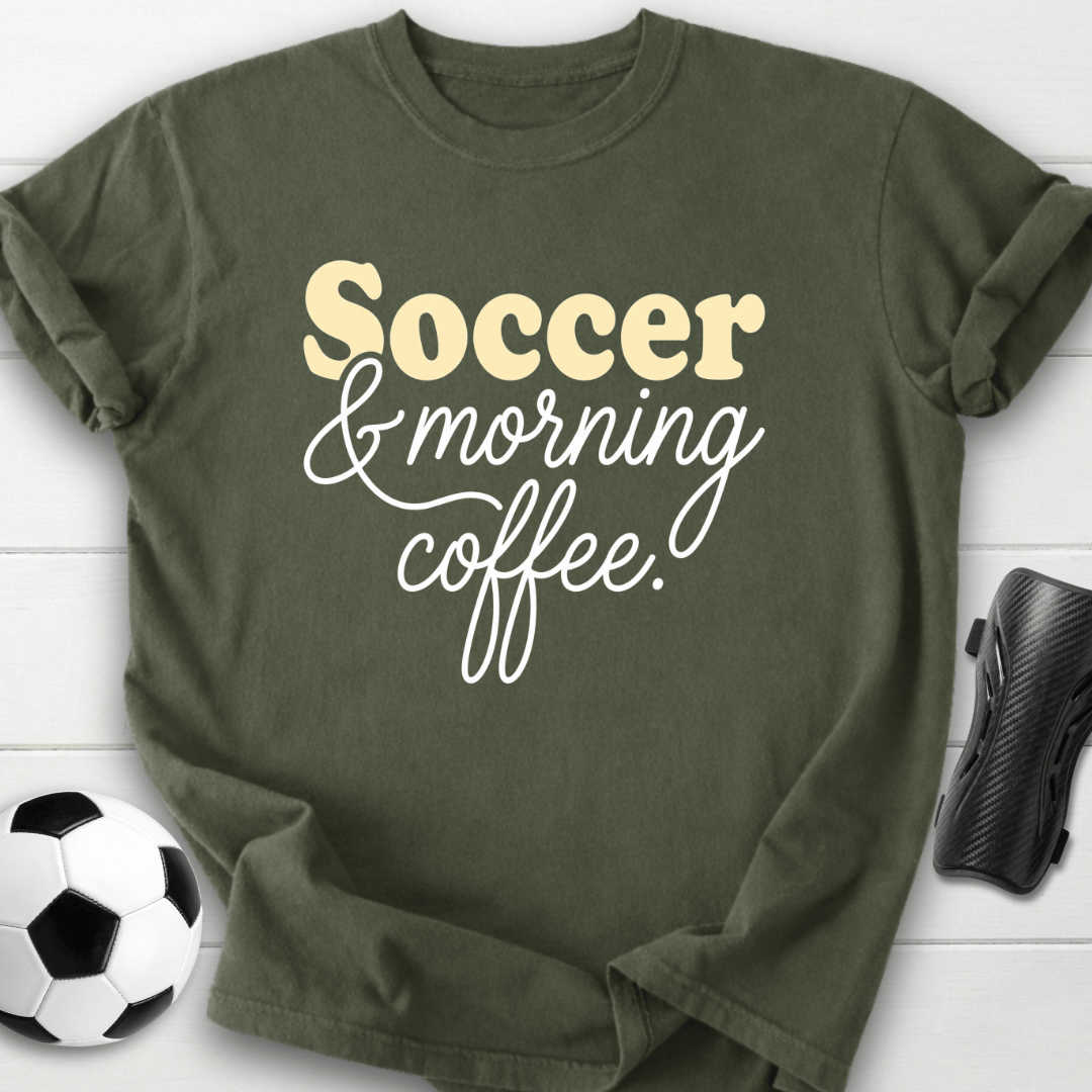 Soccer & Coffee T-Shirt