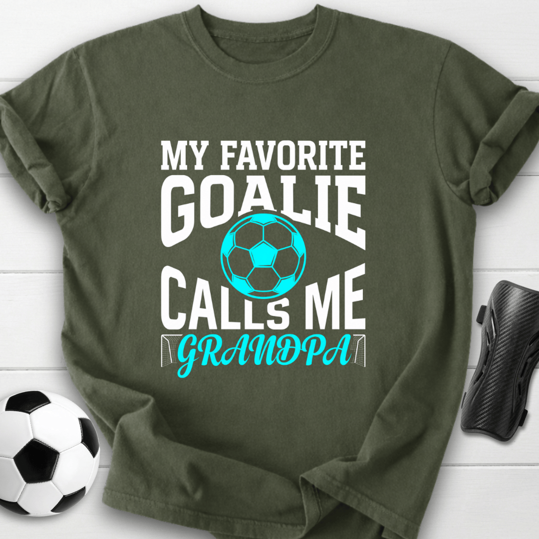 Goalie Calls Grandpa T-Shirt
