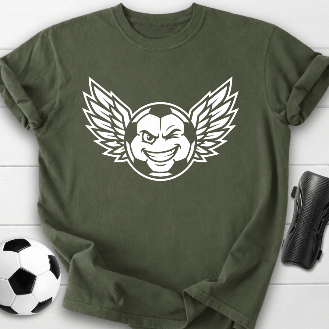Winged Soccer Ball T-Shirt