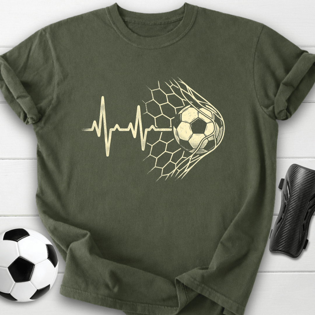 Soccer Heartbeat T-Shirt
