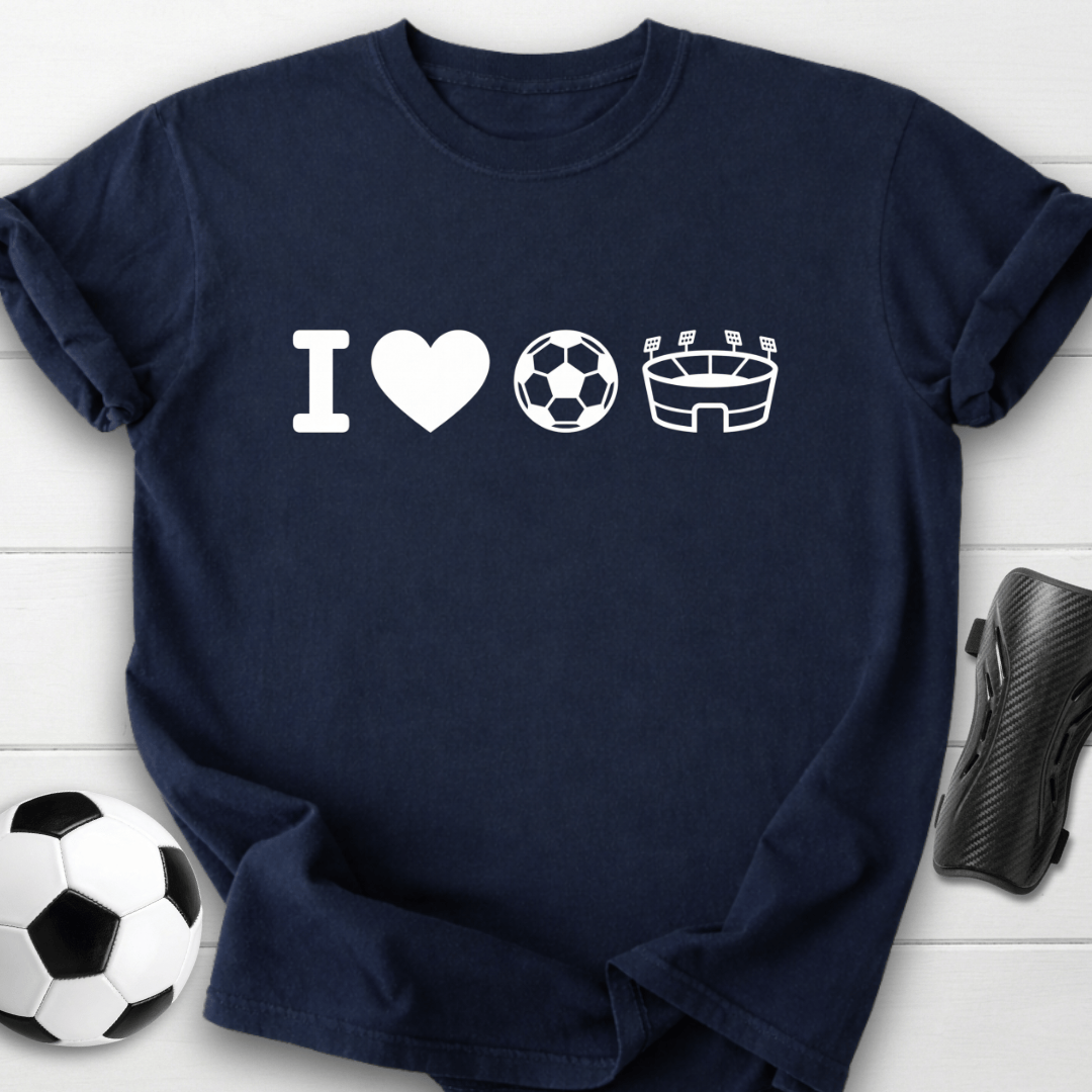 I Love Soccer T-Shirt