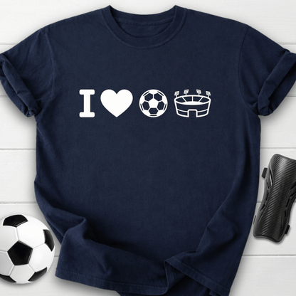 I Love Soccer T-Shirt