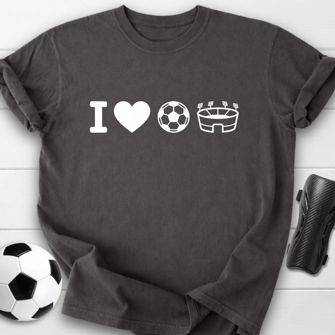 I Love Soccer T-Shirt