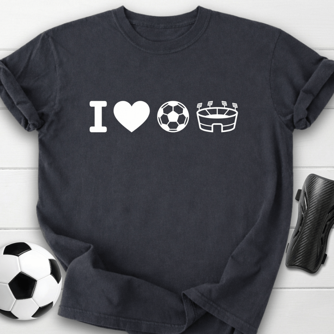 I Love Soccer T-Shirt