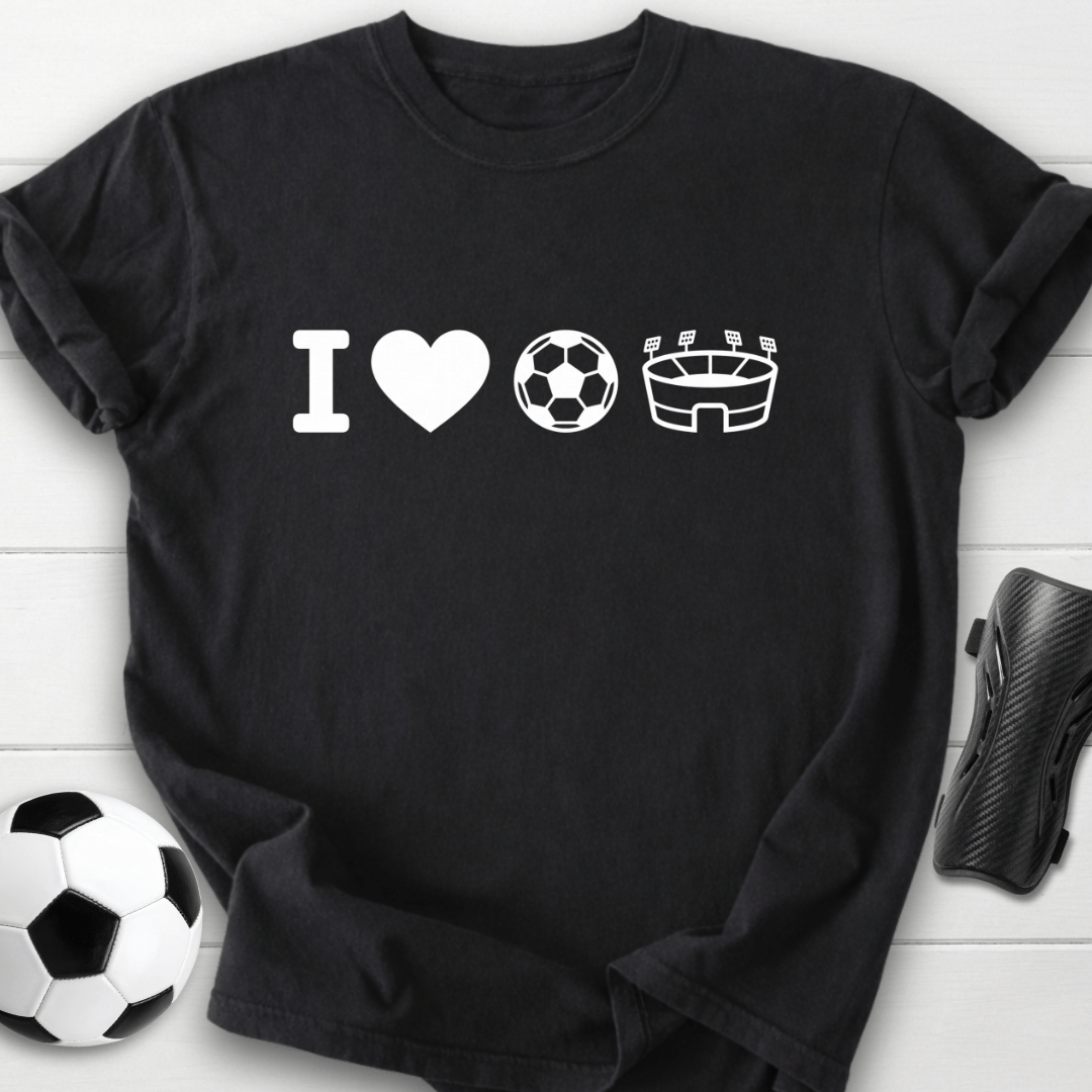 I Love Soccer T-Shirt