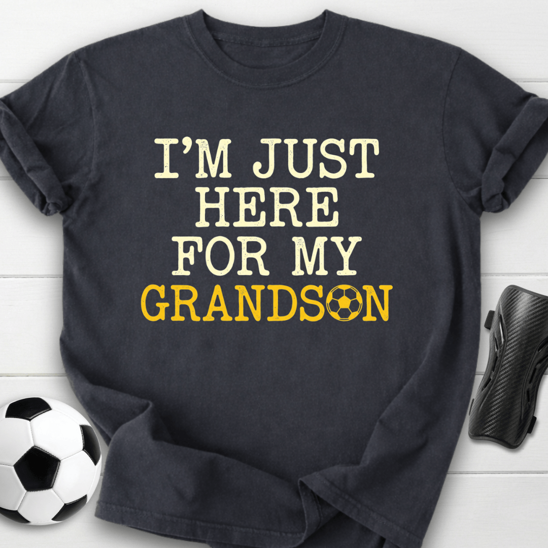 Here For Grandson T-Shirt