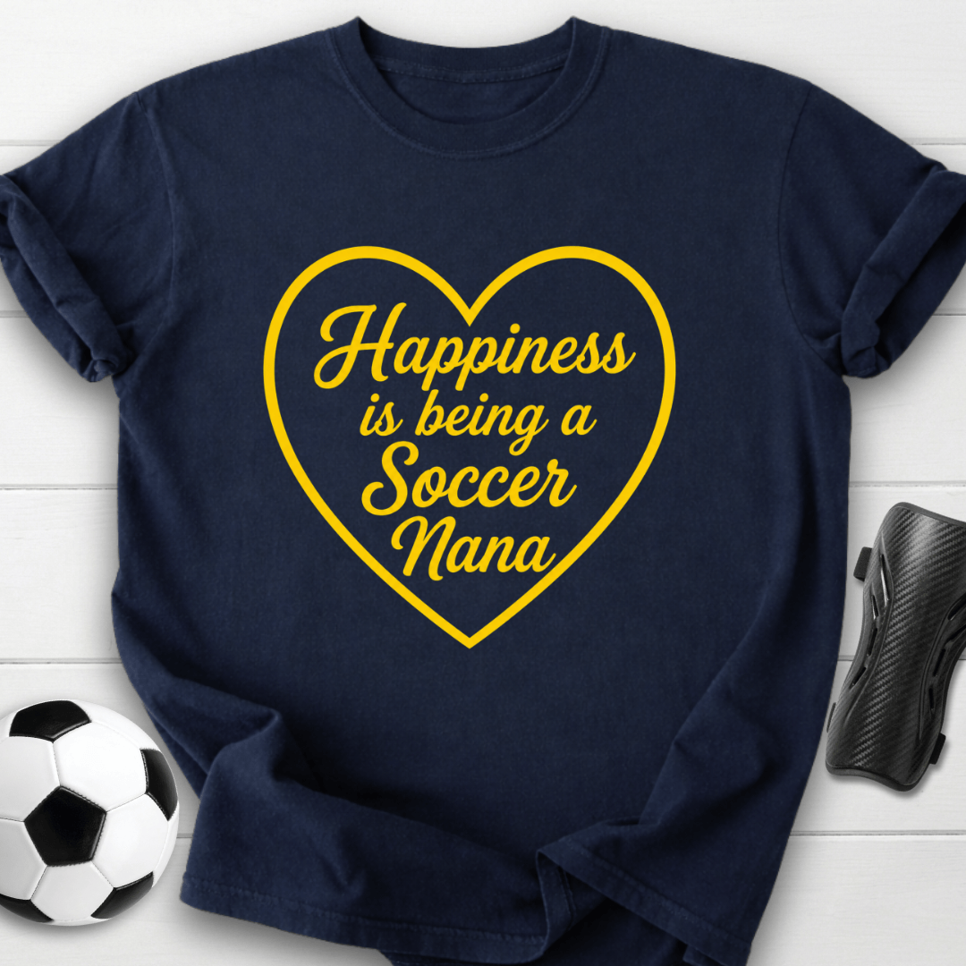 Happiness Is Soccer Nana T-Shirt