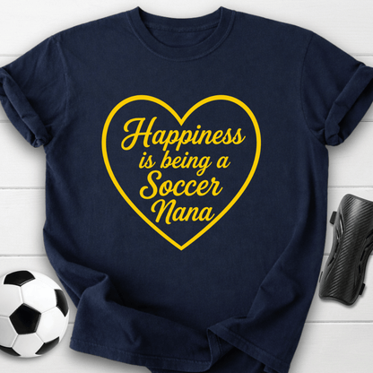 Happiness Is Soccer Nana T-Shirt