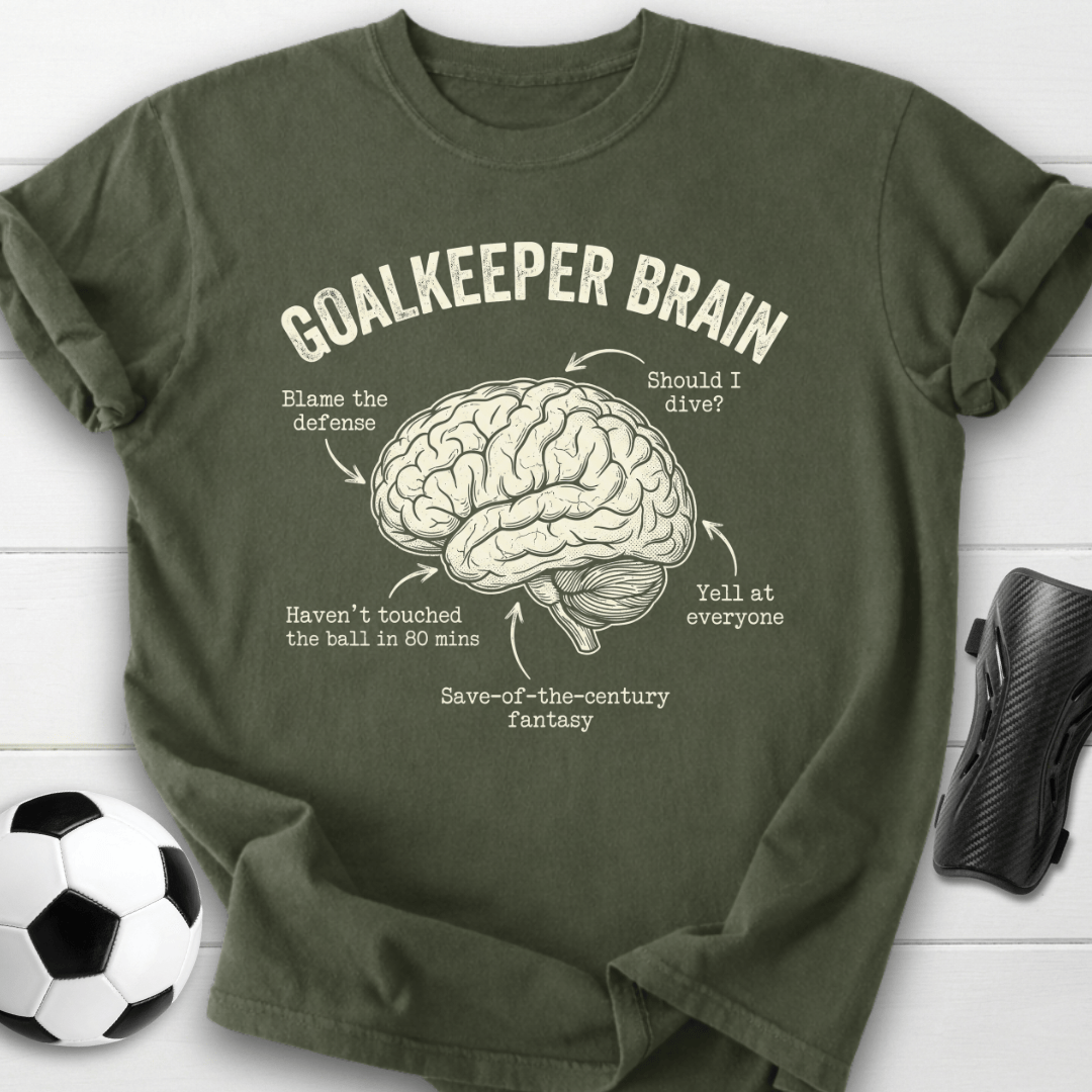 Goalkeeper Brain T-Shirt