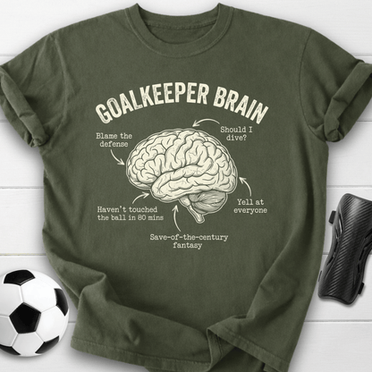 Goalkeeper Brain T-Shirt