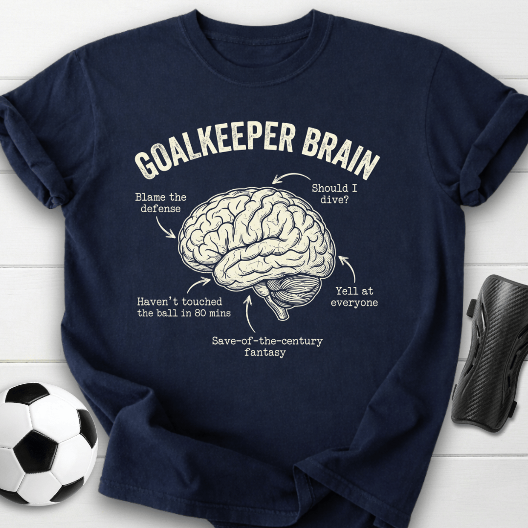 Goalkeeper Brain T-Shirt