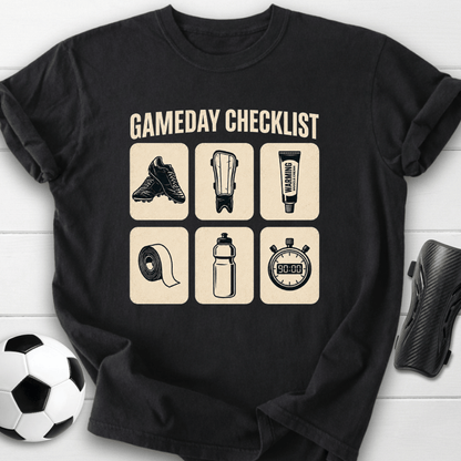 Gameday Checklist T-Shirt