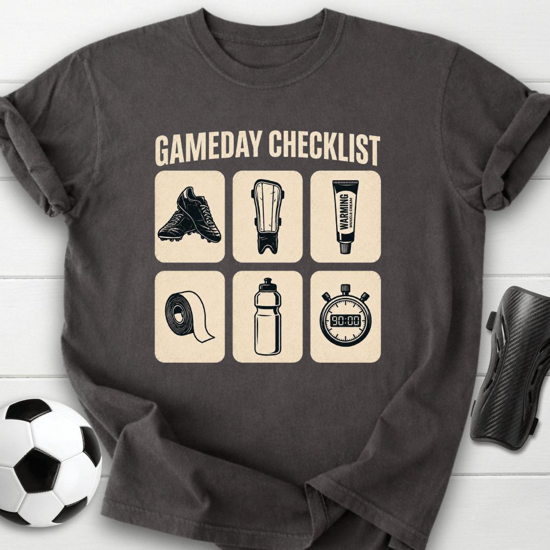 Gameday Checklist T-Shirt