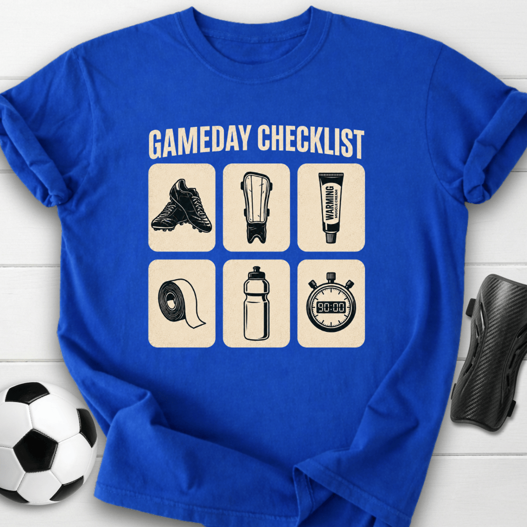 Gameday Checklist T-Shirt