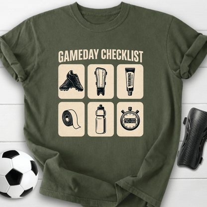Gameday Checklist T-Shirt
