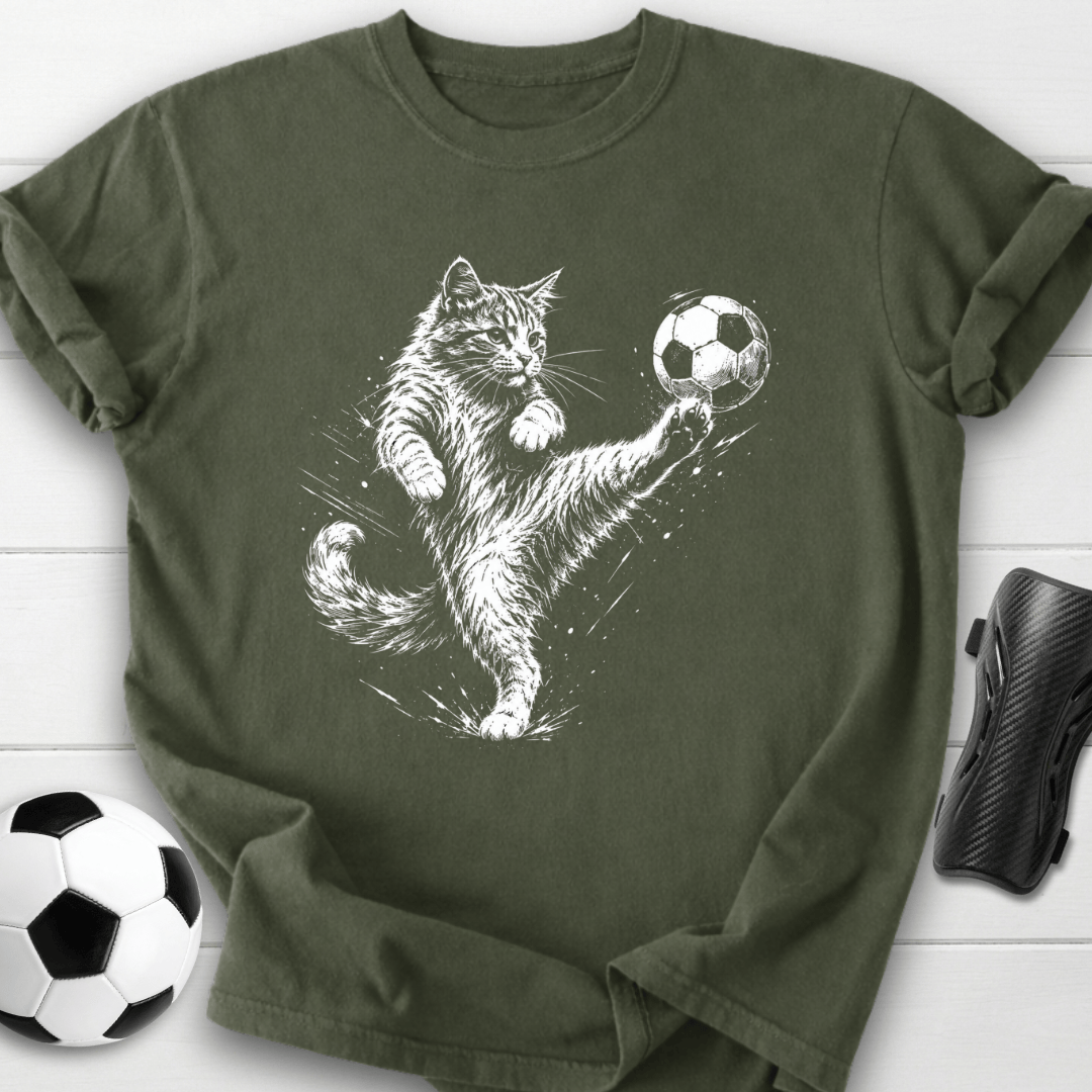 Soccer Cat T-Shirt