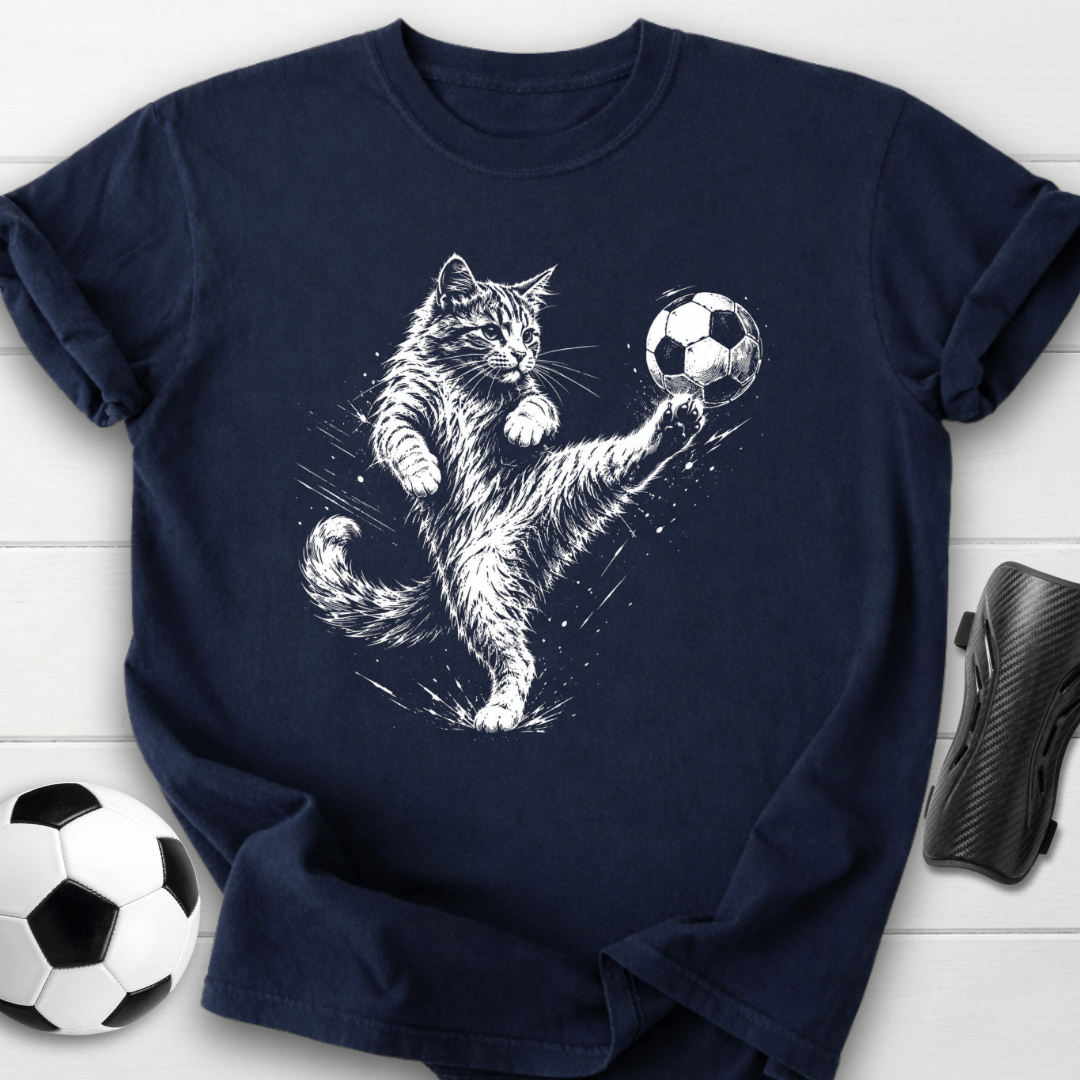 Soccer Cat T-Shirt