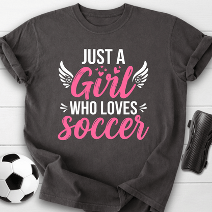 Girl Loves Soccer T-Shirt