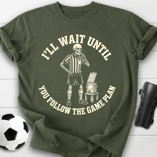 Skeleton Soccer Coach T-Shirt