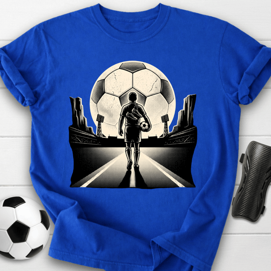 Soccer Player Silhouette T-Shirt