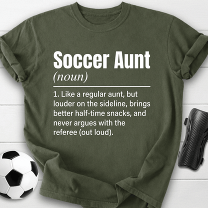 Soccer Aunt Definition T-Shirt