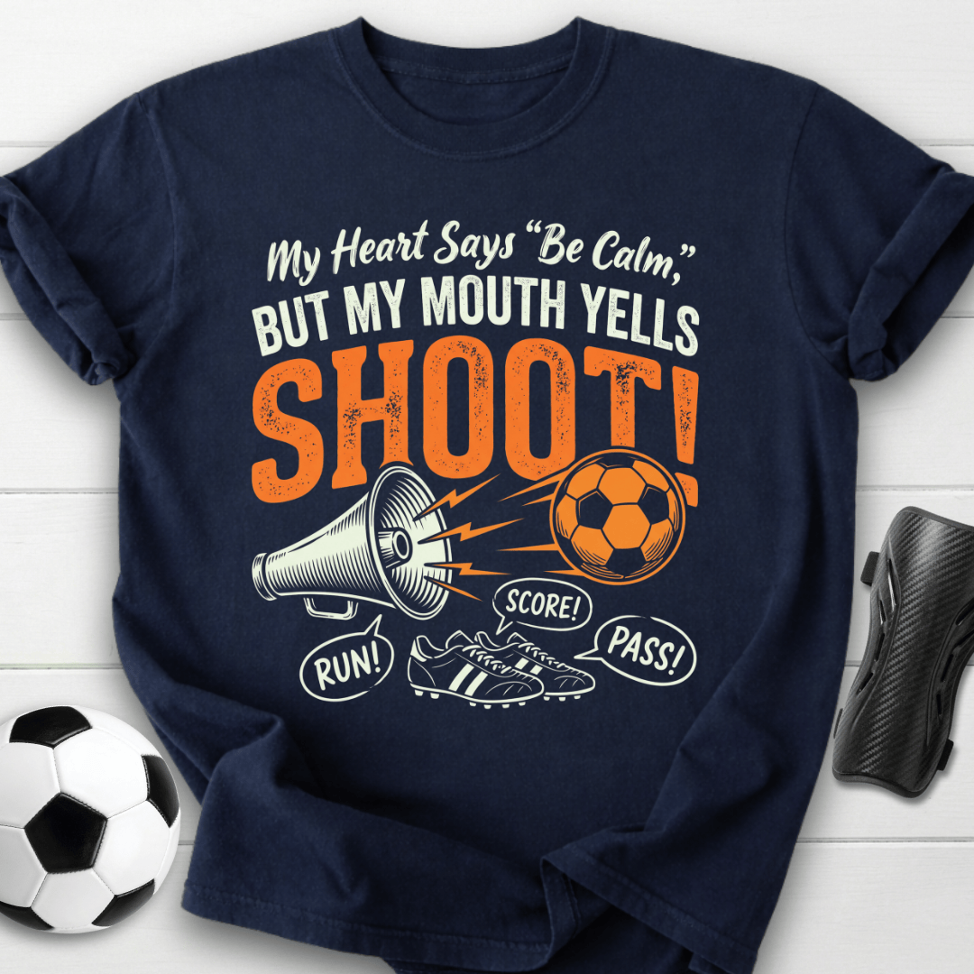 Mouth Yells Shoot T-Shirt