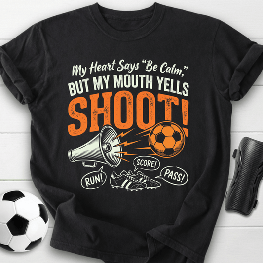 Mouth Yells Shoot T-Shirt