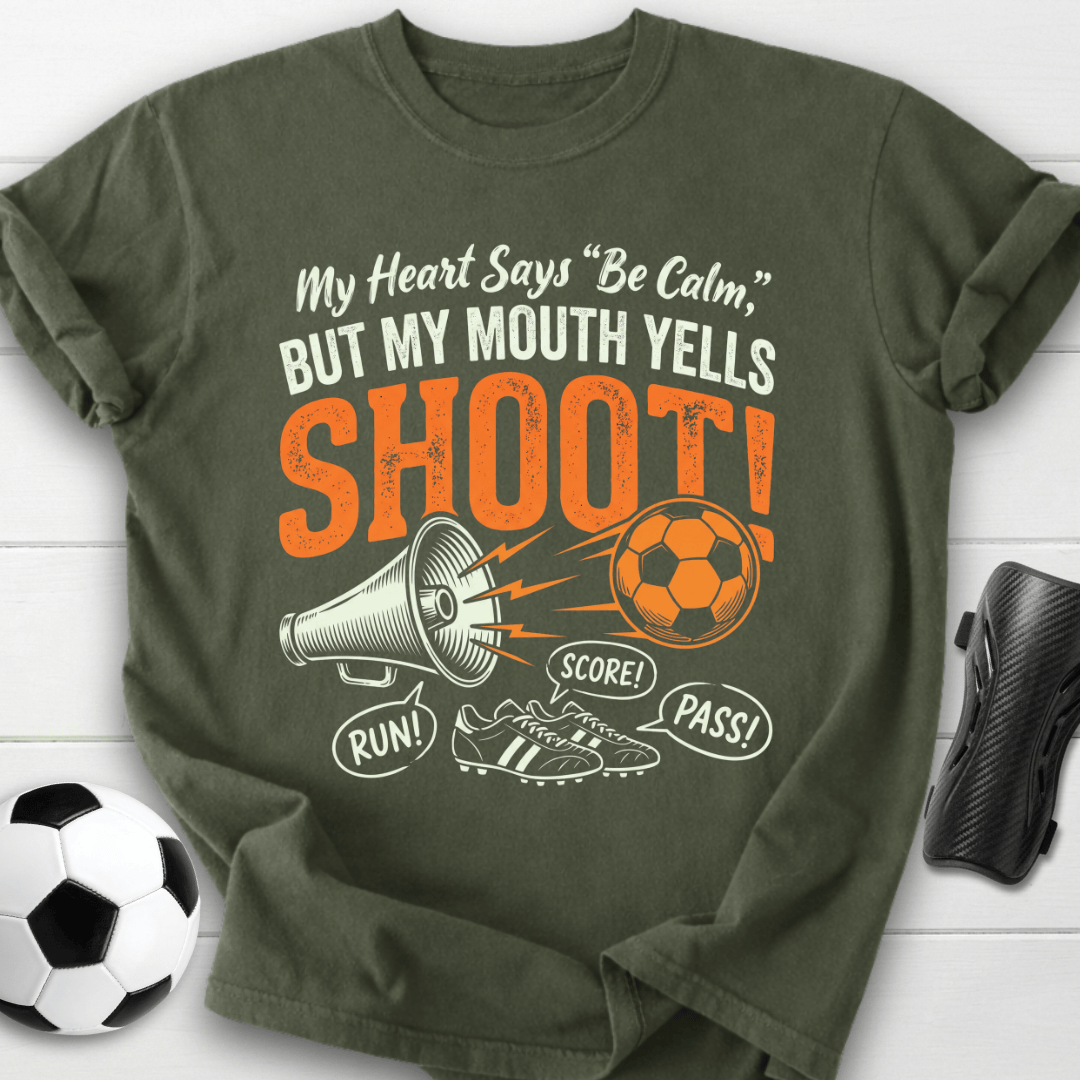 Mouth Yells Shoot T-Shirt