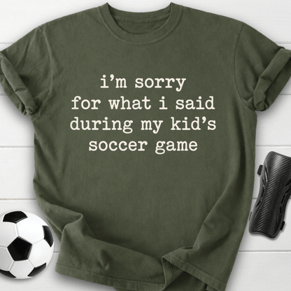 Sorry Soccer Game T-Shirt