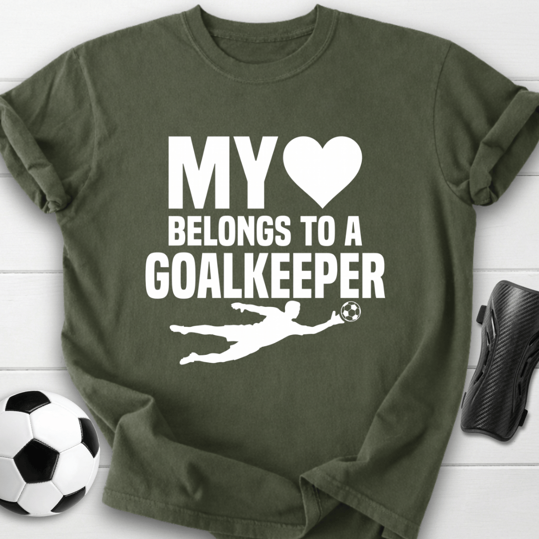 Heart Belongs Goalkeeper T-Shirt