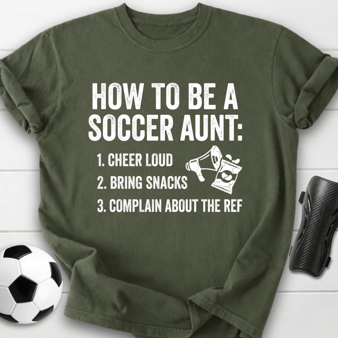 Soccer Aunt Guide T-Shirt