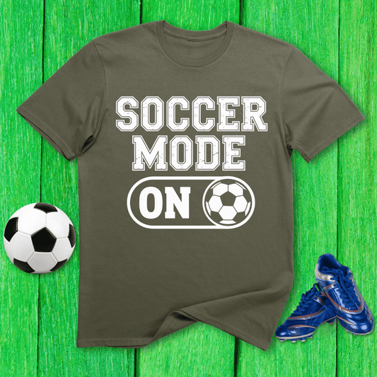 Soccer Mode On T-Shirt