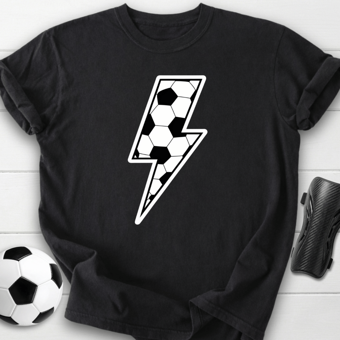 Soccer Lightning Bolt T-Shirt