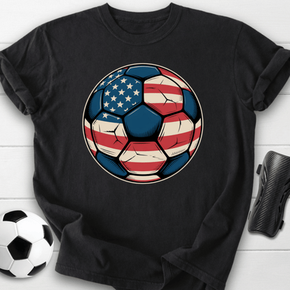 American Soccer Ball T-Shirt