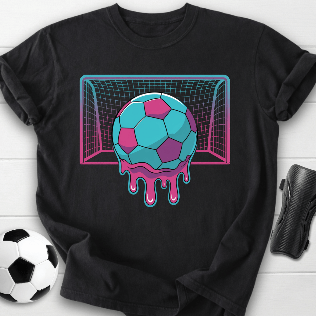 Melting Soccer Ball Goal T-Shirt