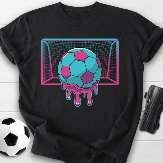 Melting Soccer Ball Goal T-Shirt