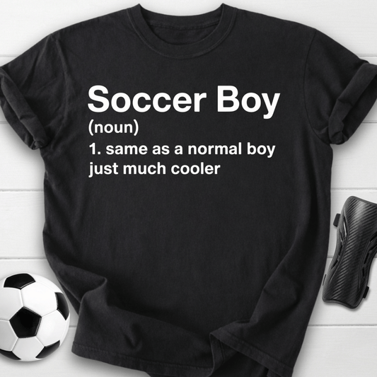 Soccer Boy Definition Funny T-Shirt
