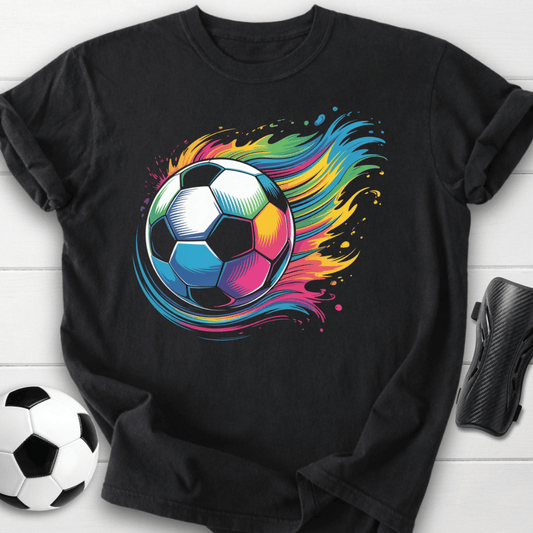Rainbow Soccer Ball T-Shirt