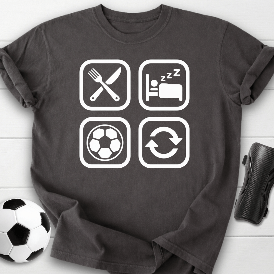 Eat Sleep Soccer Repeat T-Shirt