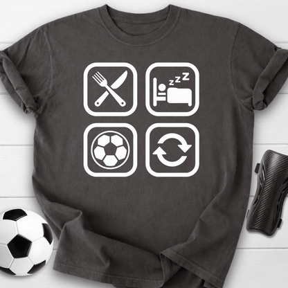Eat Sleep Soccer Repeat T-Shirt