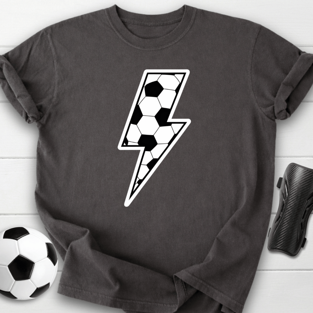 Soccer Lightning Bolt T-Shirt