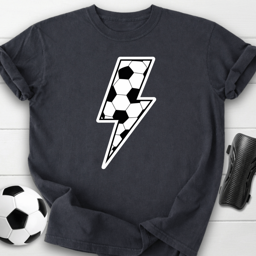 Soccer Lightning Bolt T-Shirt