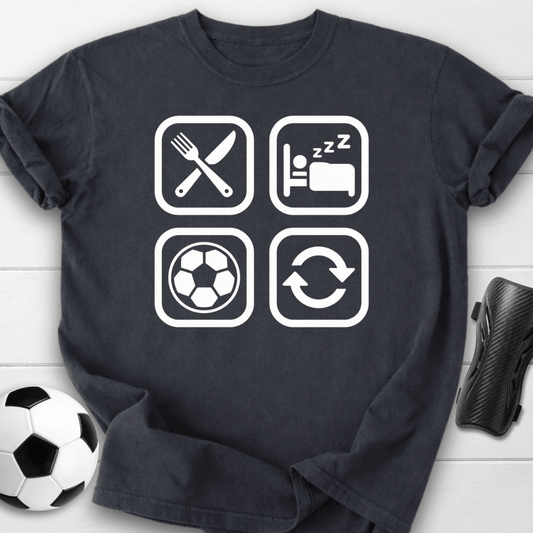 Eat Sleep Soccer Repeat T-Shirt