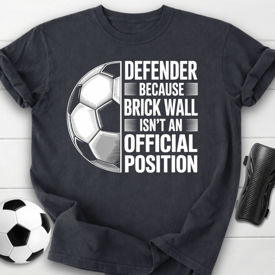Soccer Defender Brick Wall T-Shirt