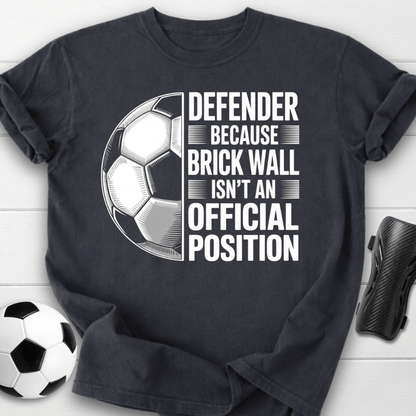 Soccer Defender Brick Wall T-Shirt