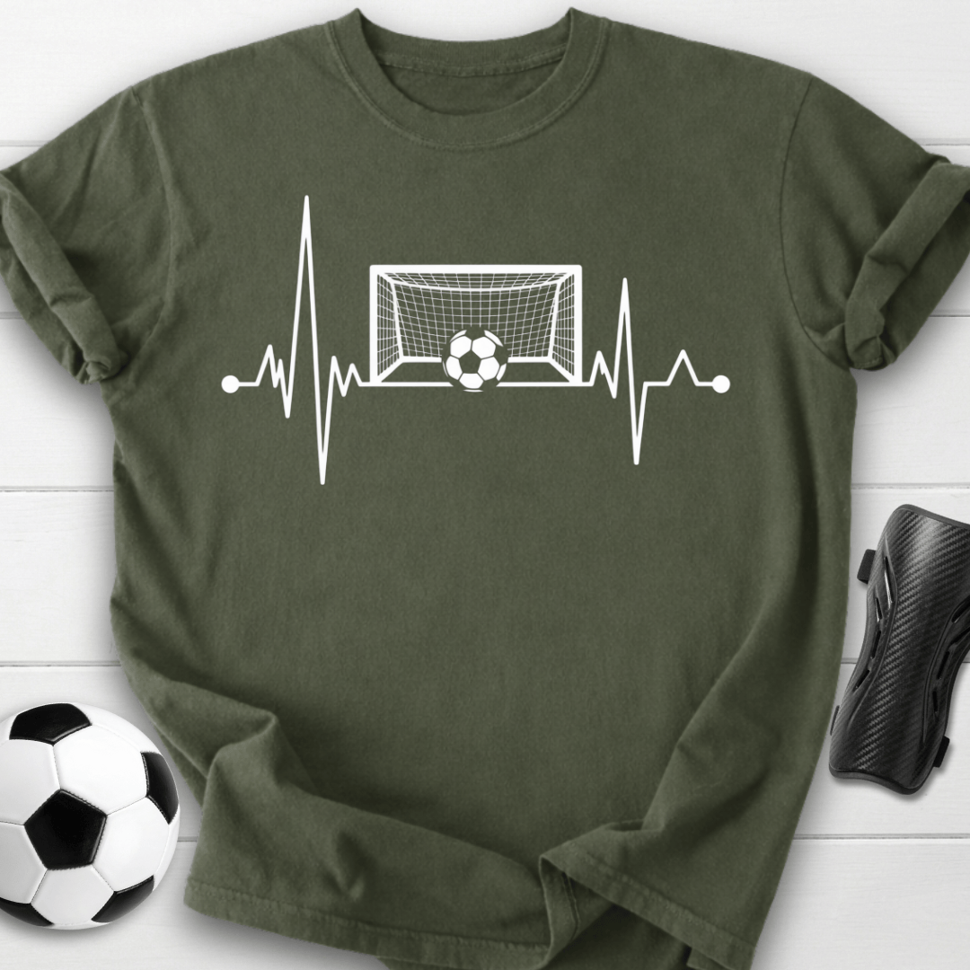 Soccer Is My Heartbeat T-Shirt